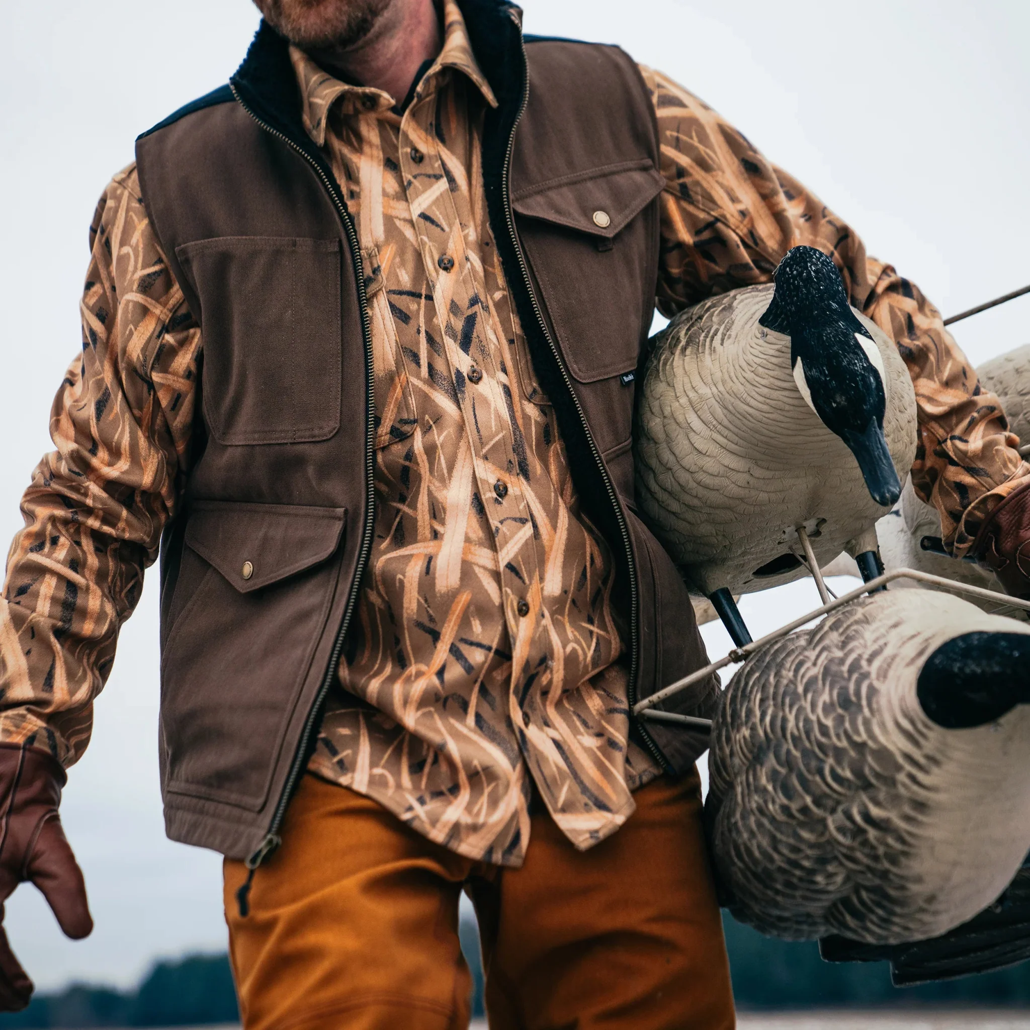 M's Waterfowl Camo Flannel Shirt - Image 6